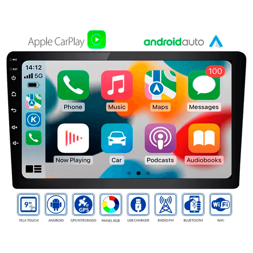 MULTIMÍDIA RS-915BR 9" ANDROID PRIME ROADSTAR