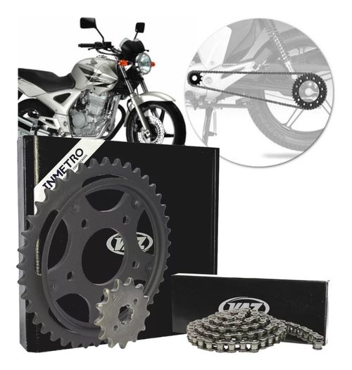 Kit Relação Transmissão Com Retentor Honda Cbx 250 Twister