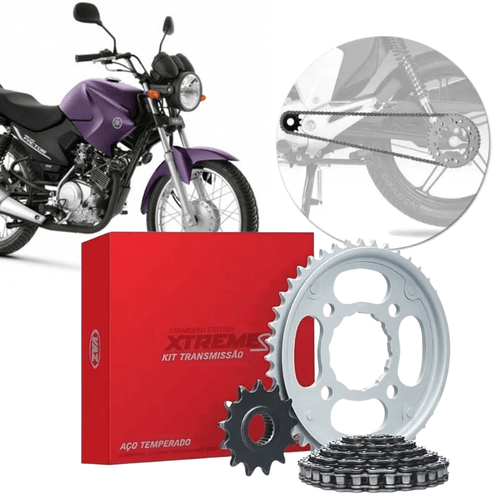 Kit Relação Transmissão Moto Yamaha Ybr125