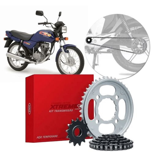 Kit Relação Transmissão Moto Honda Cg Titan Today 125