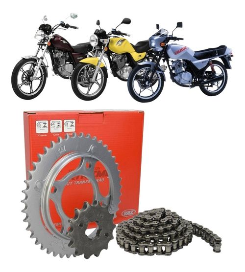 Kit Relação Transmissão Sem Retentor  Suzuki Intruder 125 Katana 125 Yes 125