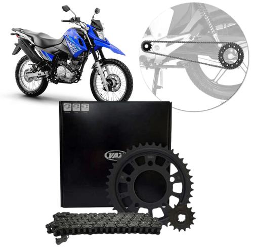 Kit Relação Completo Com Retentor Yamaha Xtz150 Crosser