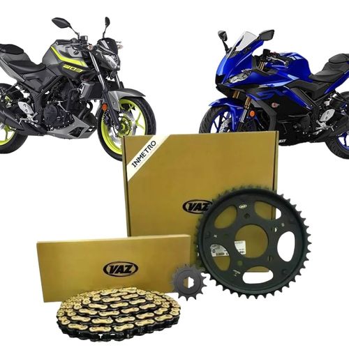 Kit Relação Transmissão Com Retentor Yamaha Mt03 321 E Yzf R3 321