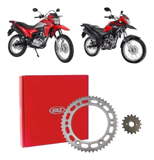 Kit Relação Honda Xre 190 Nxr Bros 160 2017 2018 2019 2020