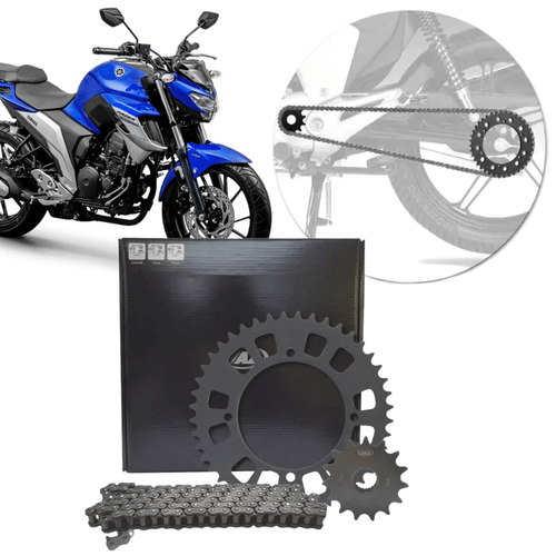 Kit Relação Yamaha Fazer 250 Abs 2018 2019 Inmetro