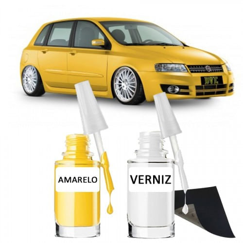 Tira Risco - Fiat Amarelo Indianapolis + Verniz 15ml