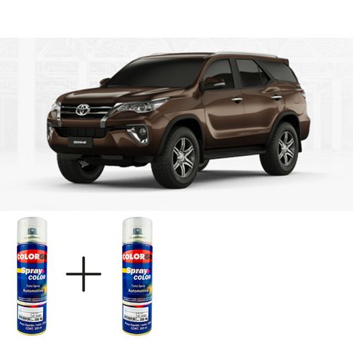 Spray Automotivo Marrom Urban + Verniz Spray 300ml
