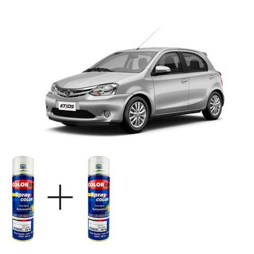 Spray Automotivo Prata Soul + Spray Verniz 300ml