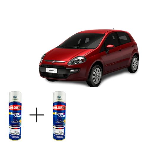 Spray Automotivo Vermelho Oppulence + Verniz Spray 300ml