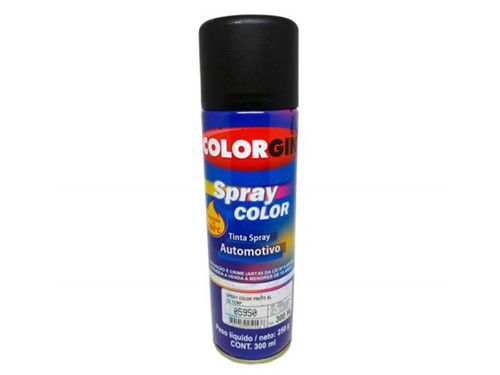 Spray Preto Fosco Alta Temperatura 300ml