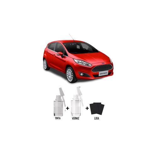 Tira Risco - Ford Vermelho Arizona + Verniz 15ml