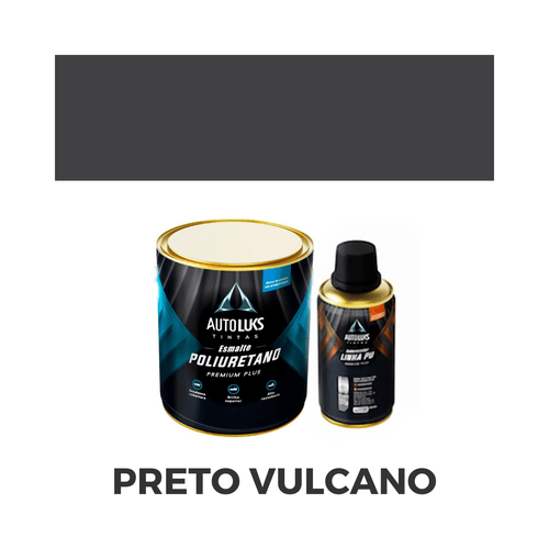 Tinta Automotiva Pu Preto Vulcano FIAT97 0,8L