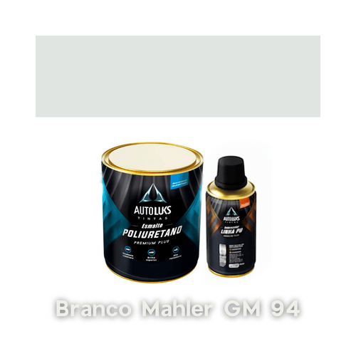 Tinta Automotiva Pu Branco Mahler Gm 94 0,8l
