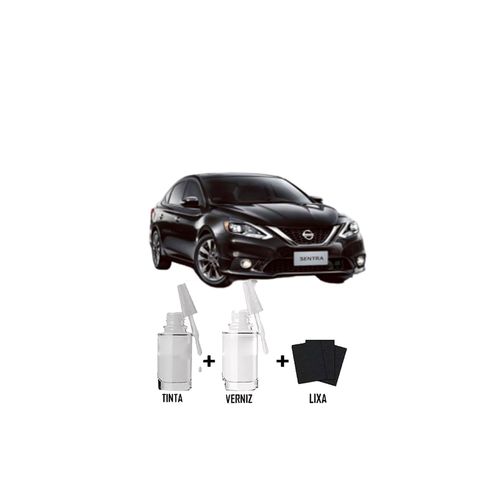 Tira Risco - Nissan Preto Premium + Verniz 15ml