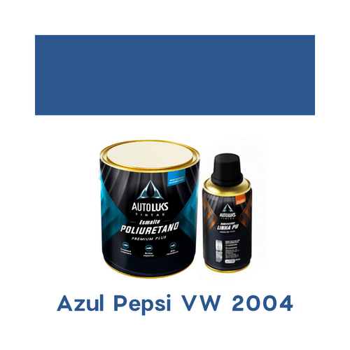 Tinta Automotiva Pu Azul Pepsi VW04 0,8L