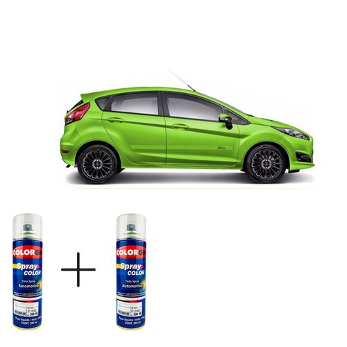 Spray Automotivo Verde Coimbra + Verniz Spray 300ml