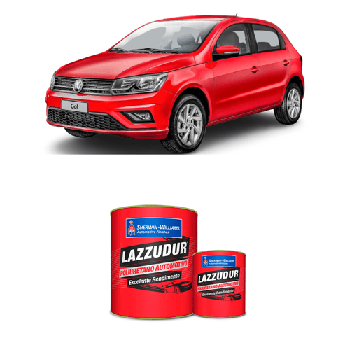 Tinta PU Vermelho Flash LP3G-D8D8 VW 3,6L