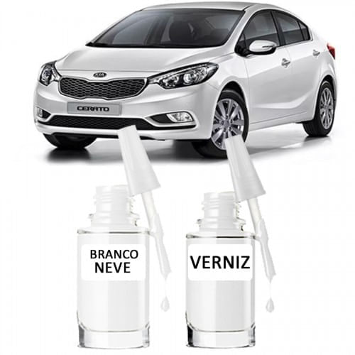 Tira Risco - Kia Branco Neve + Verniz 15ml