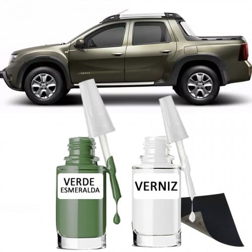 Tira Risco - Renault Verde Esmeralda + Verniz 15ml