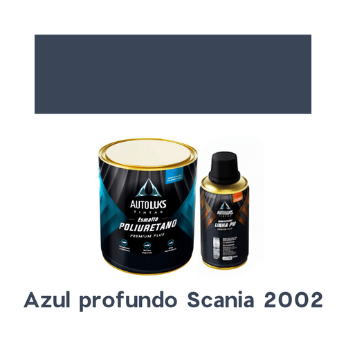 Tinta Automotiva Pu Azul Profundo Scania 0,8L