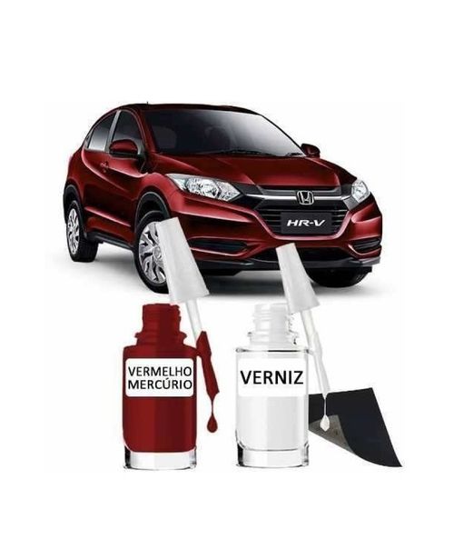 Tira Risco - Honda Vermelho Mercúrio R543 + Verniz 15ml