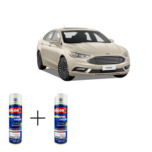 Spray Automotivo Prata Sevilla + Verniz Spray 300ml