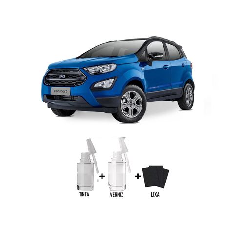 Tinta Tira Risco Automotivo Ford Fusion Cor Azul Belize