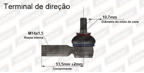 Ponteira Direcao Montana 2011 A 2021