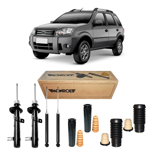 Kit 4 Amortecedor Ecosport 2002 A 2012 + Kit Completo