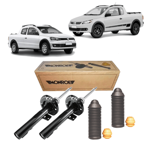 Par Amortecedor Dianteiro Saveiro G5 G6 G7 + Kit Completo