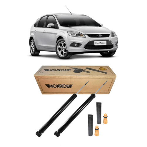 Par Amortecedores Traseiro Focus + Kits