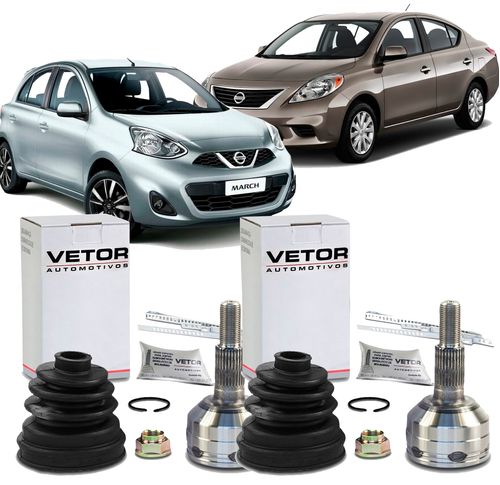 Par Junta Homocinética Nissan March Versa