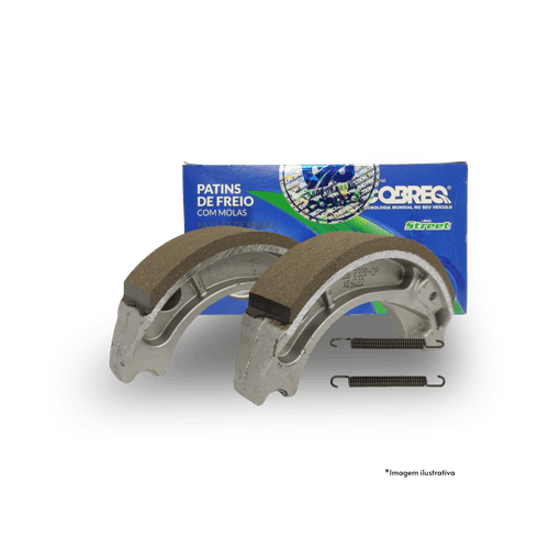 Patim De Freio Biz 100 / Biz 110 / Biz 125 / Bros Traseiro - Cobreq