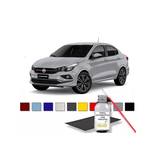 Tinta Tira Risco Retoque Auto Prata Bari Fiat 100ml