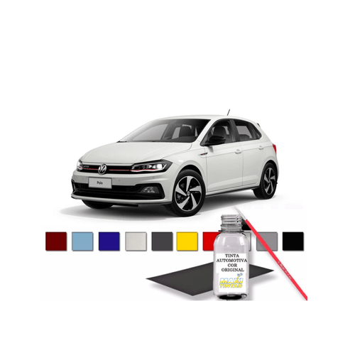 Tinta Tira Risco Retoque Auto Branco Cristal VW 100ml