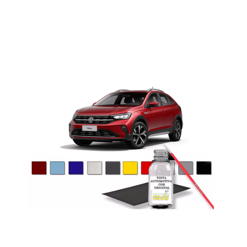 Tinta Tira Risco Retoque Auto Vermelho Sunset VW 100ml
