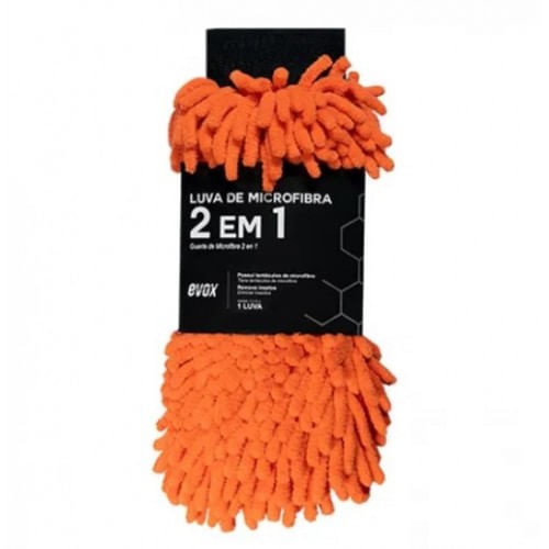 Luva de Microfibra 2 em 1 Dupla Ação EVOX