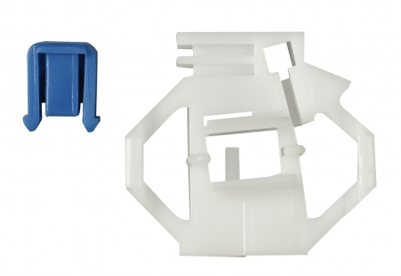 Arraste Polo Porta Traseira Lado Esquerdo Antigo (Branco) Máquina do Vidro Elétrico RTX 5114E ROTAX