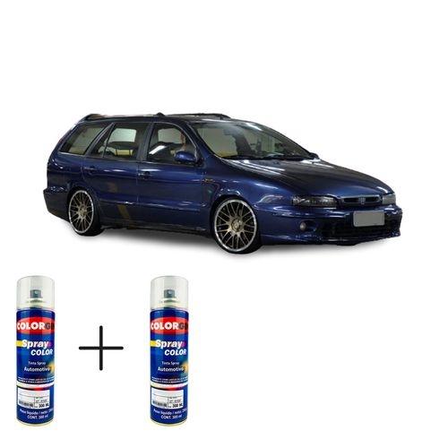 Spray Automotivo Azul Ocean + Verniz Spray 300ml