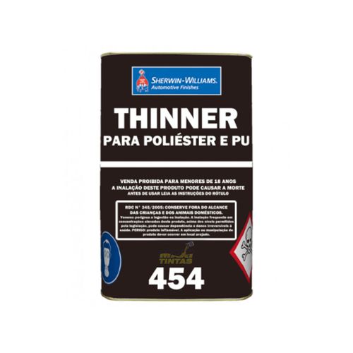 Thinner Para PU e POLIESTER 454 5L