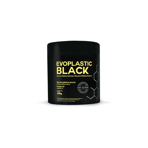 Renova Plastico Externos Do Carro Evoplastic Black 400g Evox