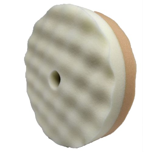 Boina De Espuma Dupla Face 8 Polegadas Laranja/branca Sw