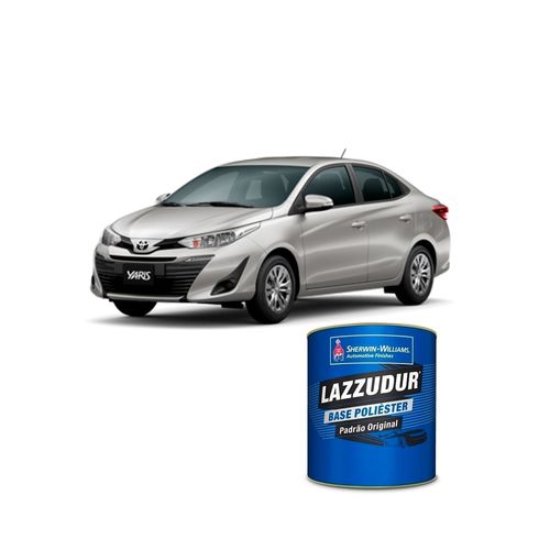 Tinta Poliester Prata Premium Metálico Toyota 1K1 0,9L