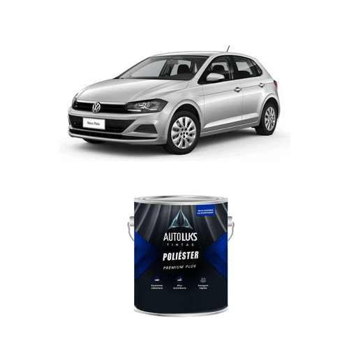 Tinta Poliester Prata Sirius Met VW 0,9L Autoluks