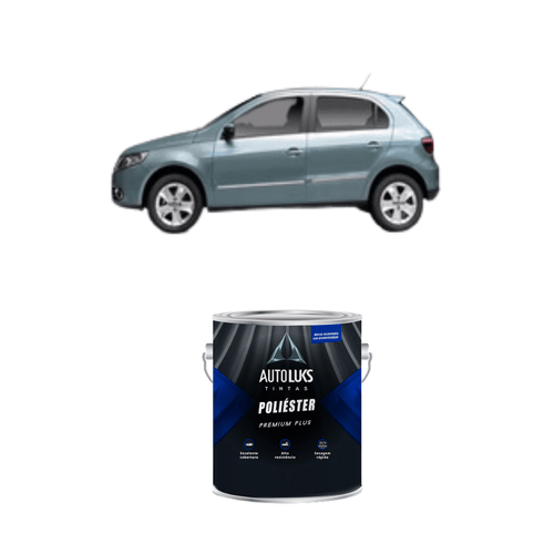 Tinta Poliester Cinza Vulcan Met VW 0,9L Autoluks