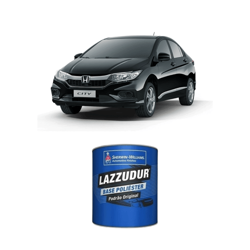 Tinta Poliéster Preto Perolizado Honda NH592 0,9L