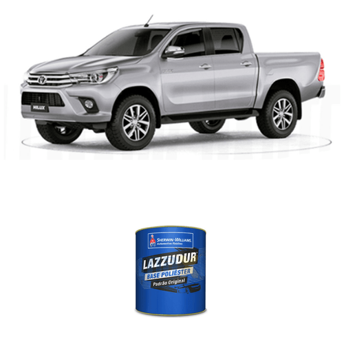 Tinta Poliester Prata Nevoa Toyota 0,9L