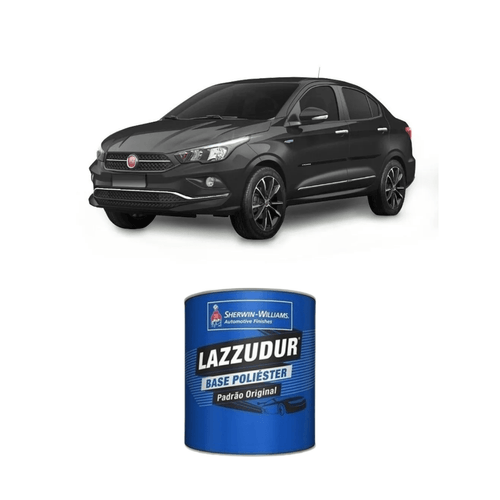 Tinta Poliester Preto Vesúvio Metálico FIAT 0,9L