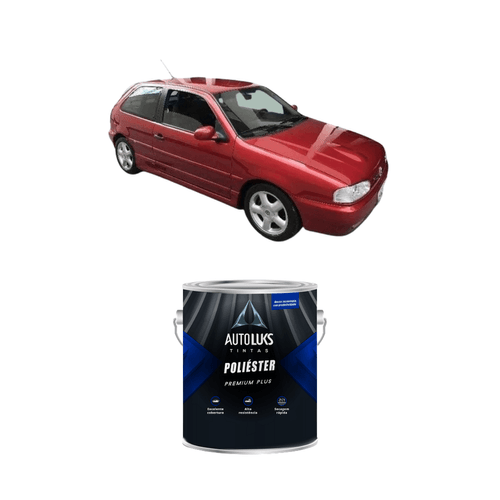 Tinta Poliester Vermelho Real Perol L5073 VW 0,9L Autoluks