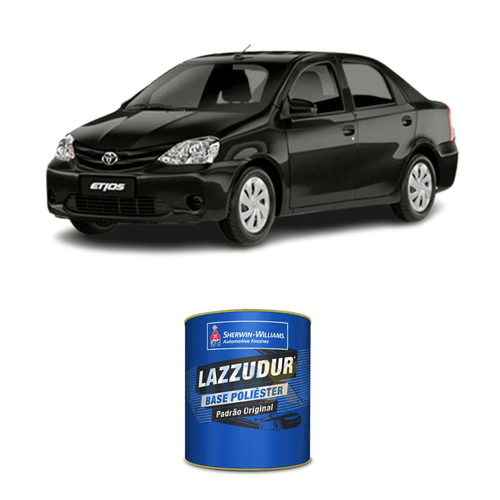 Tinta Poliester Preto Rock Metalico Toyota 215 0,9L